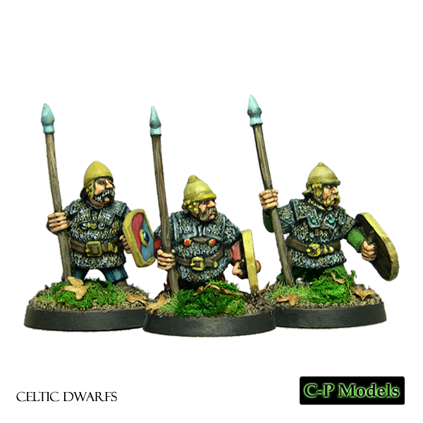 Celtic Dwarfs with spears