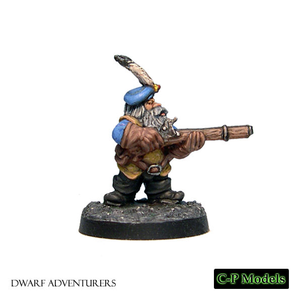 Shamus Dwarf adventurer with firearm