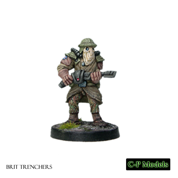 Brit trencher advancing