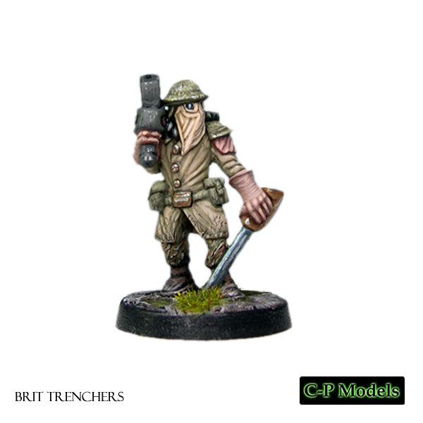 Brit trencher officer