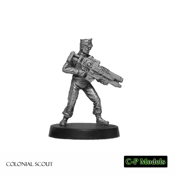 Colonial scout advancing