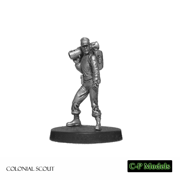Colonial scout with light mortar