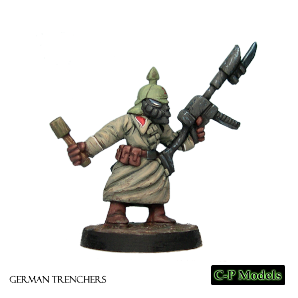 German trooper with grenade