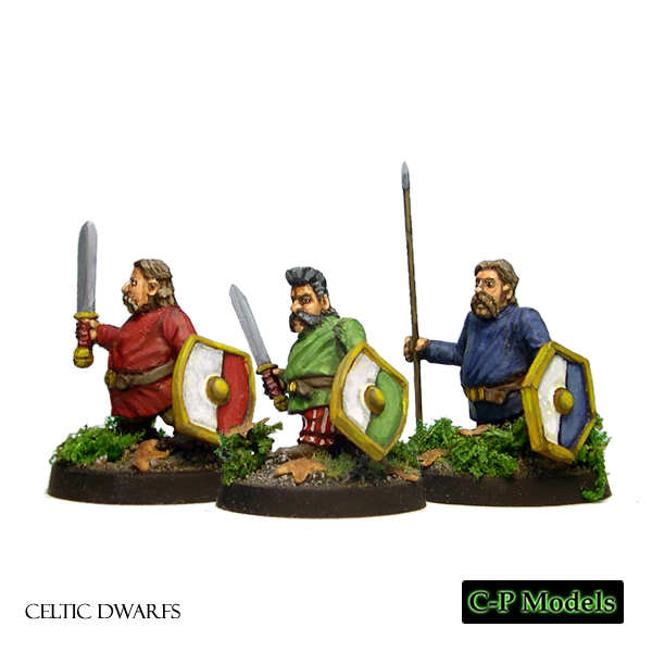 Celtic Dwarf warriors with open hands