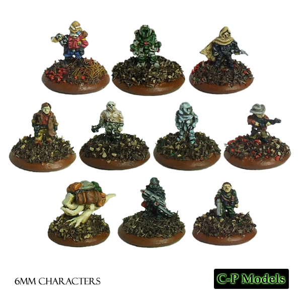6mm sci-fi characters