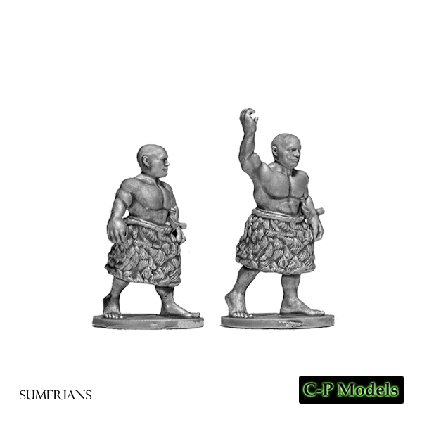 SUM08 Sumerian Infantry With Studded Capes & Axes | Cp Models